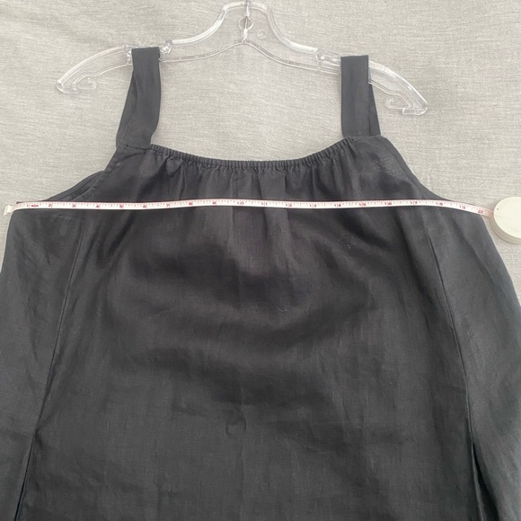 Eileen Fisher NWT Linen Dress with front slash pockets - Picture 6 of 8